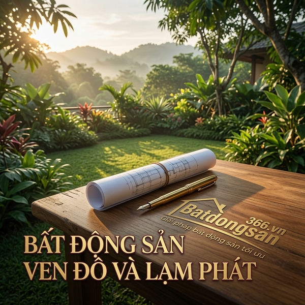 Bất Động Sản Ven Đô Và Lạm Phát: Vì Sao Nhiều Người Xem Đất Là Kênh Giữ Tài Sản?
