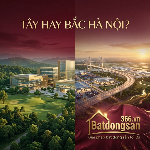 So Sánh Bất Động Sản Phía Tây Và Phía Bắc Hà Nội: Khác Biệt Trong Cách Chọn Tài Sản