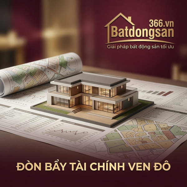 Đòn Bẩy Tài Chính Trong Bất Động Sản Ven Đô: Dùng Đúng Là Lợi Thế, Sai Là Gánh Nặng