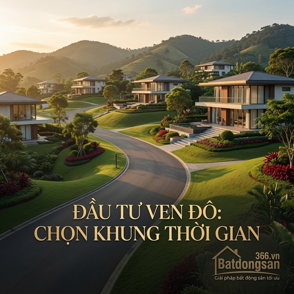 Bất Động Sản Ven Đô Và Bài Toán Thời Gian Nắm Giữ: 6 Tháng, 3 Năm Hay 10 Năm?