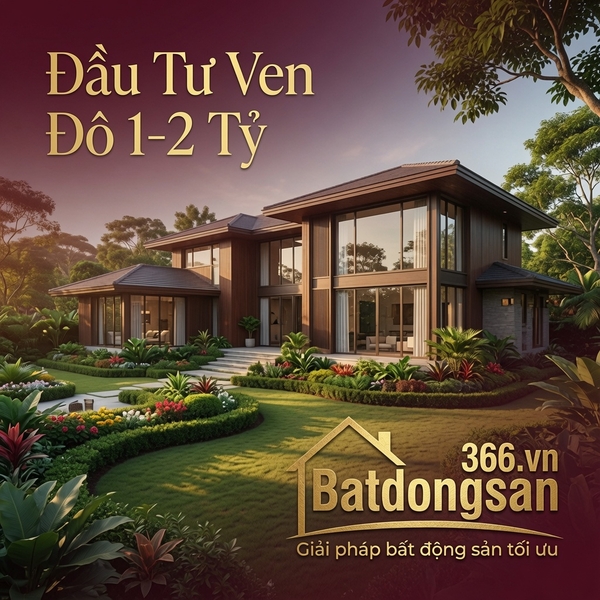 Đầu Tư Bất Động Sản Ven Đô Từ 1 Đến 2 Tỷ: Chiến Lược Phân Bổ Vốn Và Kịch Bản Đầu Tư Thực Tế