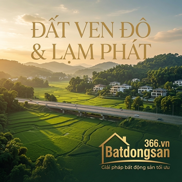 Bất Động Sản Ven Đô Và Lạm Phát: Vì Sao Nhiều Người Xem Đất Là Kênh Giữ Tài Sản?