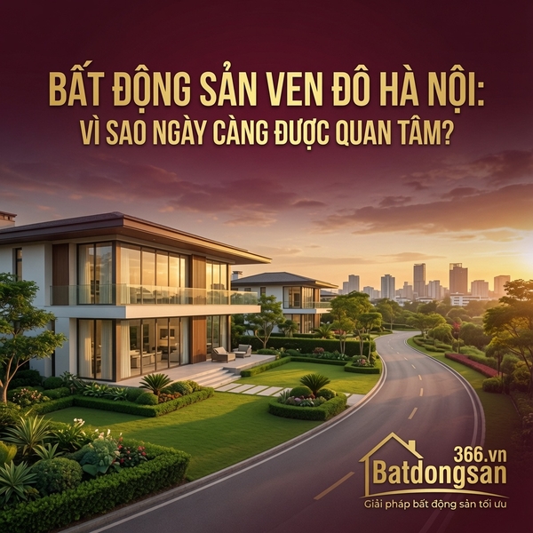 Bất Động Sản Ven Đô Hà Nội: Vì Sao Ngày Càng Được Nhà Đầu Tư Quan Tâm?