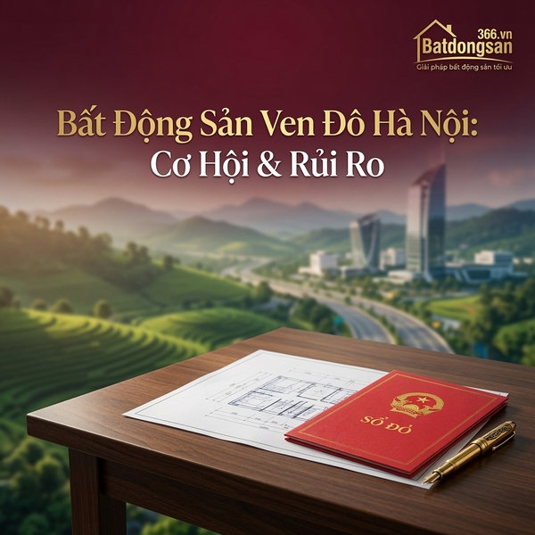 Bất Động Sản Ven Đô Hà Nội: Phân Tích Cơ Hội, Rủi Ro Và Bộ Lọc Pháp Lý Cho Nhà Đầu Tư