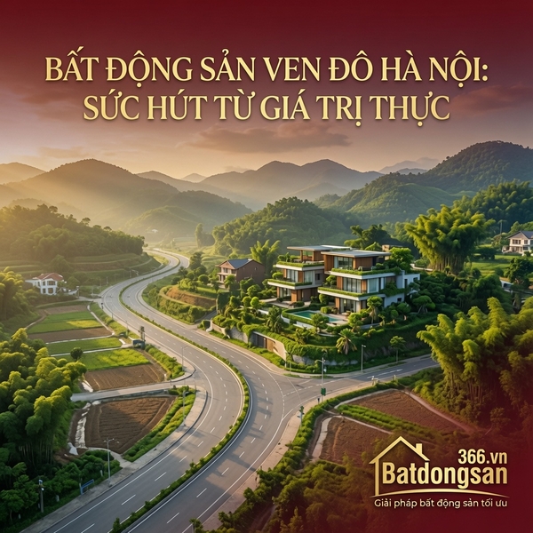 Bất Động Sản Ven Đô Hà Nội: Vì Sao Ngày Càng Hấp Dẫn Nhà Đầu Tư?