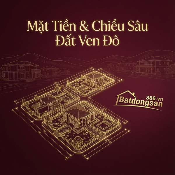Mặt Tiền Và Chiều Sâu: Hai Thông Số Vàng Khi Chọn Đất Ven Đô