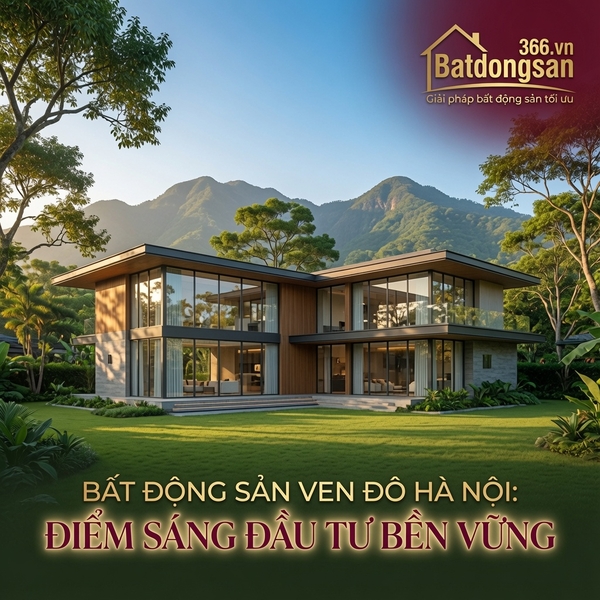 Bất Động Sản Ven Đô Hà Nội: Lời Giải Cho Xu Hướng Sống Xanh Và Cơ Hội Đầu Tư Bền Vững