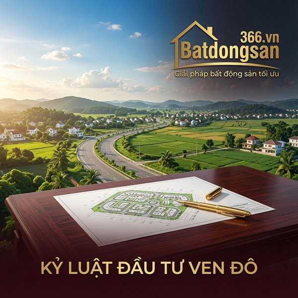 Bất Động Sản Ven Đô Cho Nhà Đầu Tư Ưa Mạo Hiểm: Kỷ Luật Thép Để Tránh Sập Bẫy