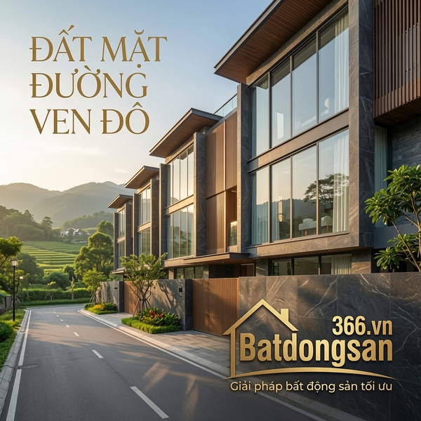 Đất Mặt Đường Ven Đô: Khi Nào Đáng Trả Giá Cao Hơn?