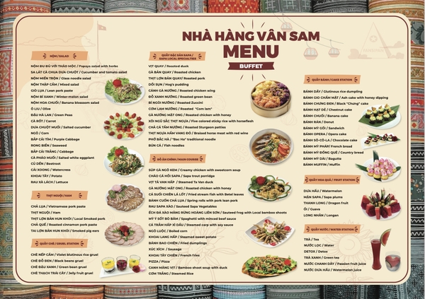 Combo Vé Cáp Treo Fansipan, Tàu Hỏa Mường Hoa, Buffet Trưa