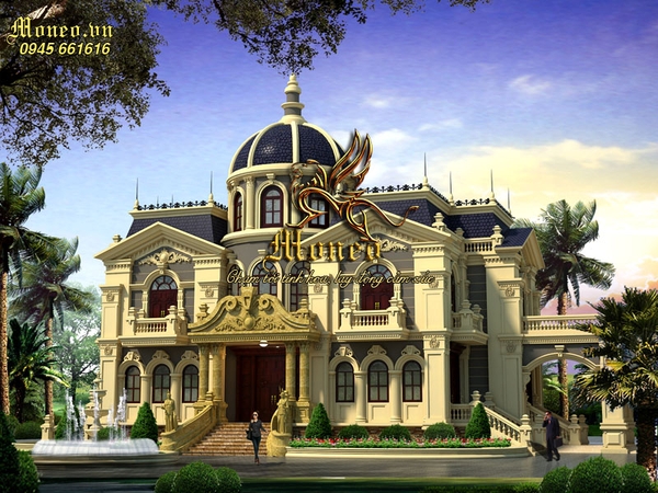 thiết kế lâu đài châu âu cổ điển