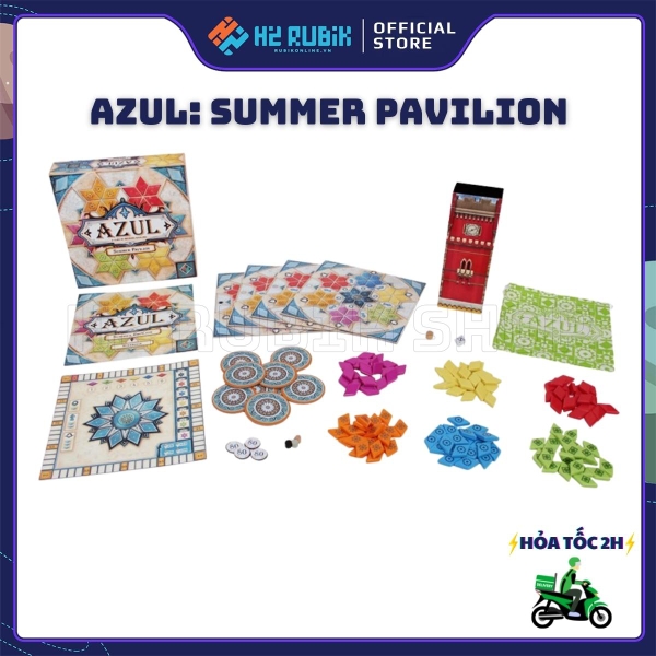 Azul: Summer Pavilion Board Game Chiến Thuật Hộp Cứng Bản Đẹp (Tiếng ...