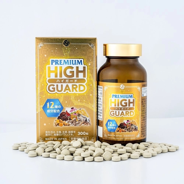 VIÊN UỐNG BỔ PHỔI NICHIEI BUSSAN NANO PREMIUM HIGH GUARD - 300 VIÊN