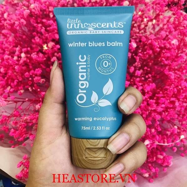 DẦU BÔI GIỮ ẤM CHO BÉ WINTER BLUES BLAM ORGANIC - 75ML