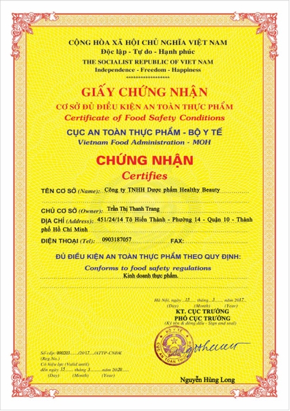 VIÊN UỐNG TRẮNG DA HEALTHY BEAUTY GLUTA WHITE - 30 VIÊN