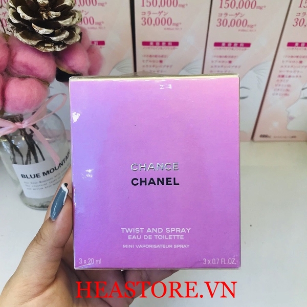 SET NƯỚC HOA CHANEL - SET CHANCE 20ML X 3 EDT ( VÀNG NỮ ) | Hàng Xách Tay  Giá Tốt HeaStore