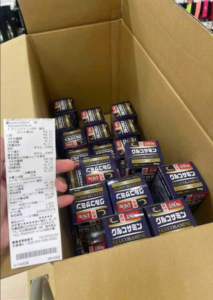 VIÊN UỐNG BỔ XƯƠNG KHỚP NHUYỄN THỂ GLUCOSAMINE MSM 1500mg 480 VIÊN (8/2027)