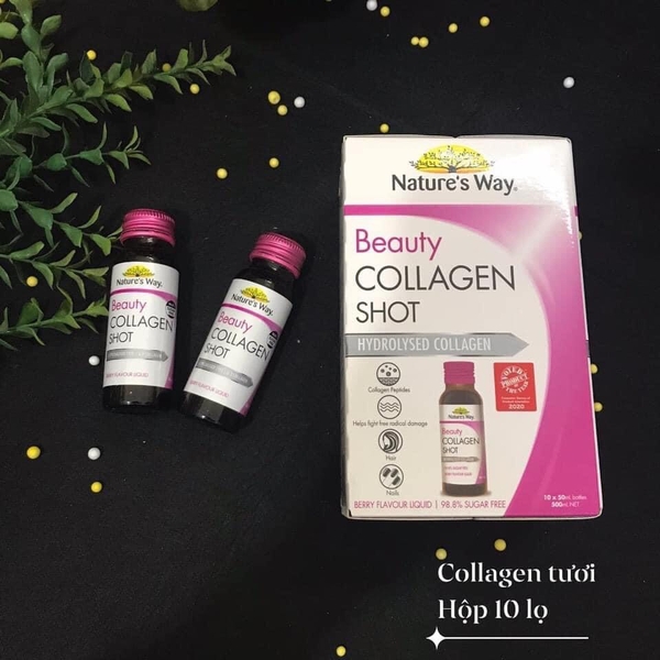 NƯỚC UỐNG NATURE'S WAY BEAUTY COLLAGEN SHOT - 10x50ML