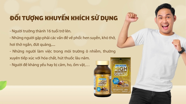 VIÊN UỐNG BỔ PHỔI NICHIEI BUSSAN NANO PREMIUM HIGH GUARD - 300 VIÊN