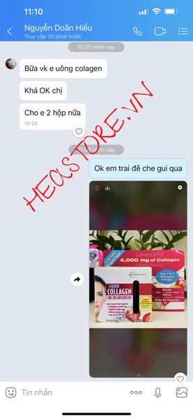 COLLAGEN NƯỚC DẠNG ỐNG LIQUID COLLAGEN - 30 ỐNG