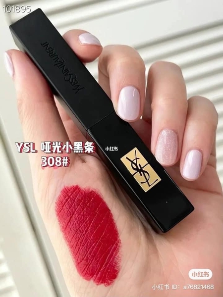 SON YSL THE SLIM VELVET RADICAL 308 RADICAL CHILI ĐỎ ĐẬM