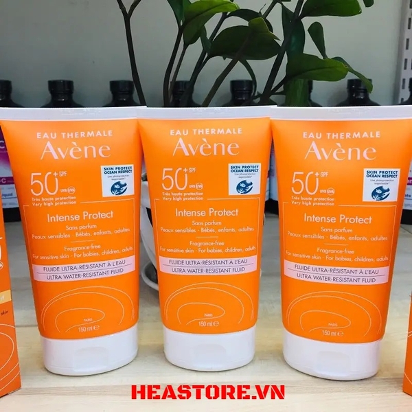 KEM CHỐNG NẮNG AVENE INTENSE PROTECT SPF 50 DÀNH CHO CẢ TRẺ EM VÀ NGƯỜI LỚN - 150ML