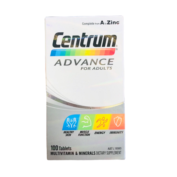 VIÊN UỐNG BỔ SUNG VITAMIN TỔNG HỢP CENTRUM ADVANCE FOR ADULTS - 100 VIÊN