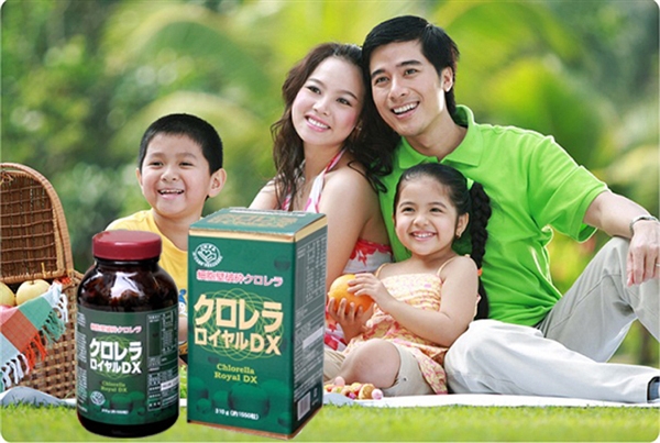 TẢO XOẮN LỤC CHLORELLA ROYAL DX 1550 VIÊN