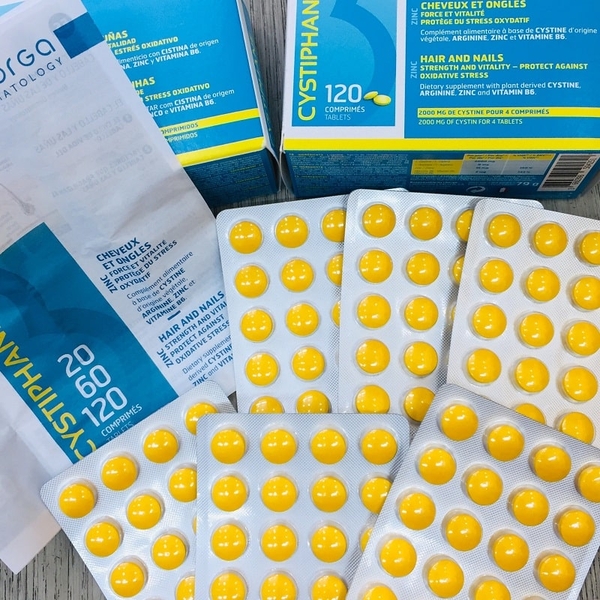 VIÊN UỐNG HỖ TRỢ TÓC MÓNG CYSTIPHANE 120 VIÊN