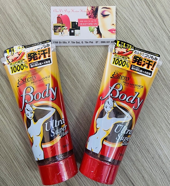 KEM MASSAGE TAN MỠ TOÀN THÂN ESTENY BODY ULTRA SUPER HARD - 240G