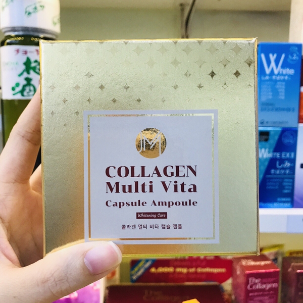 COLLAGEN TƯƠI MULTI VITA CAPSULE AMPOULE WHITENING CARE - 38 VIÊN