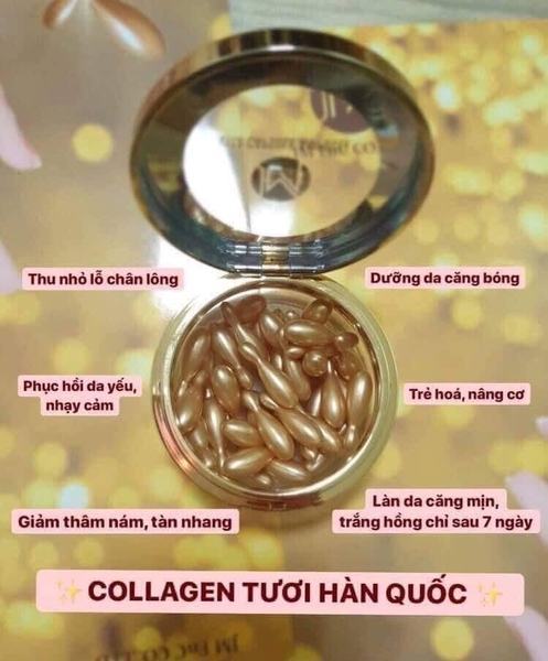 COLLAGEN TƯƠI MULTI VITA CAPSULE AMPOULE WHITENING CARE - 38 VIÊN