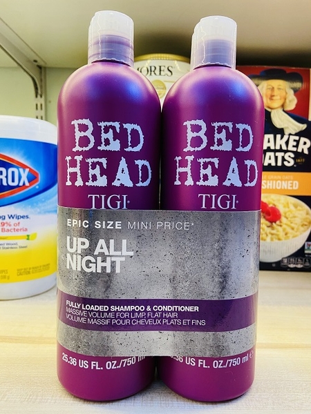 SET GỘI XẢ TIGI BED HEAD UP ALL NIGHT MÀU TÍM
