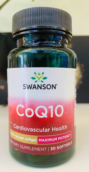 VIÊN UỐNG HỖ TRỢ TIM MẠCH COQ10 400MG SWANSON- 30 VIÊN