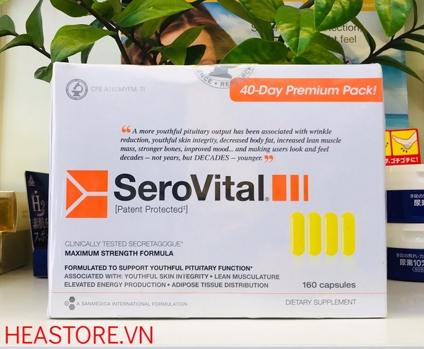 VIÊN UỐNG LÀM ĐẸP DA SEROVITAL 40-DAY PREMIUM PACK- 160 VIÊN