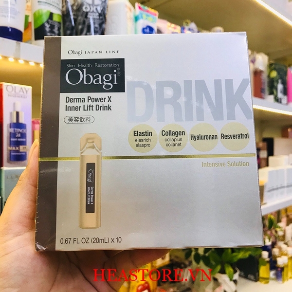 NƯỚC COLLAGEN OBAGI DERMA POWER X INNER LIFT DRINK 10 ỐNG x20 ML