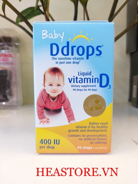 DDROPS VITAMIN D3 CHO BÉ