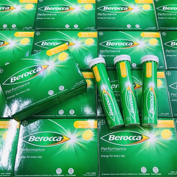 VIÊN SỦI BEROCCA PERFORMANCE 45 VIÊN - MANGO & ORANGE