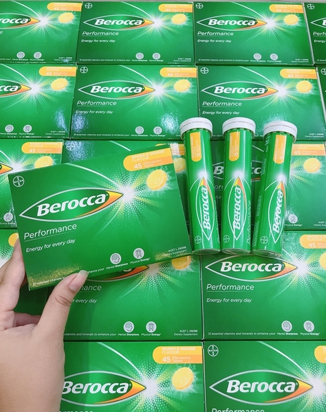 VIÊN SỦI BEROCCA PERFORMANCE 45 VIÊN - MANGO & ORANGE