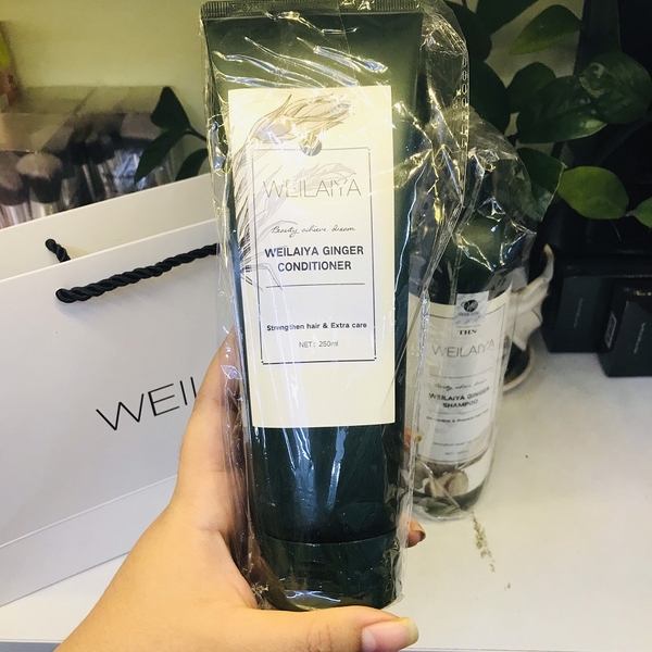 SET GỘI XÃ GỪNG XANH WEILAIYA GINGER PHIÊN BẢN MỚI