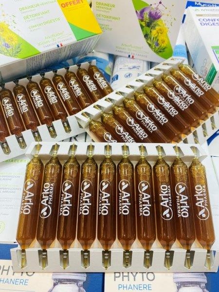 NƯỚC UỐNG GIẢI ĐỘC GAN ARKOPHARMA PHÁP - HỘP 30 ỐNG