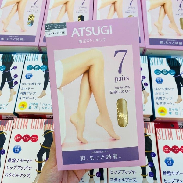 SET 7 ĐÔI QUẦN TẤT ATSUGI ASTIGU NHẬT