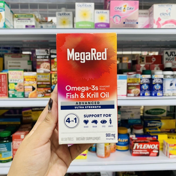 VIÊN UỐNG DẦU NHUYỄN THỂ MEGARED 4IN1 ADVANCED - 60 VIÊN