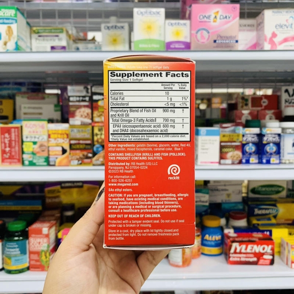 VIÊN UỐNG DẦU NHUYỄN THỂ MEGARED 4IN1 ADVANCED - 60 VIÊN