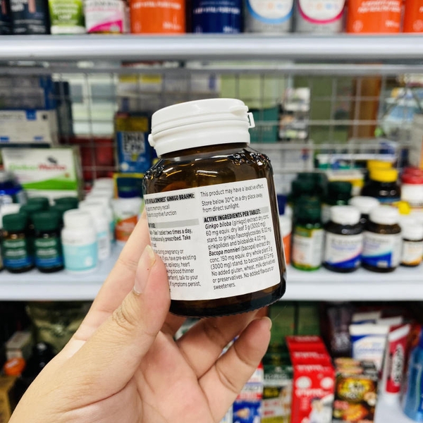 VIÊN UỐNG BỔ NÃO BLACKMORES GINKGO BRAHMI - 40 VIÊN