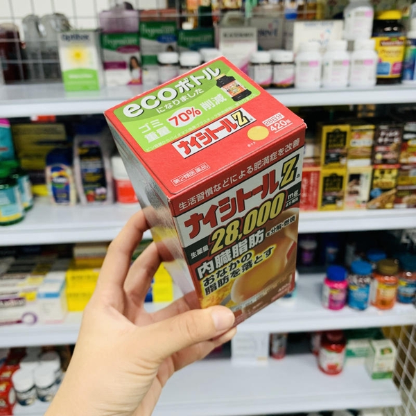 VIÊN UỐNG GIẢM MỠ BỤNG DƯỚI KOBAYASHI NAISHITORU Z 28.000MG (NỘI ĐỊA NHẬT) - 420 VIÊN