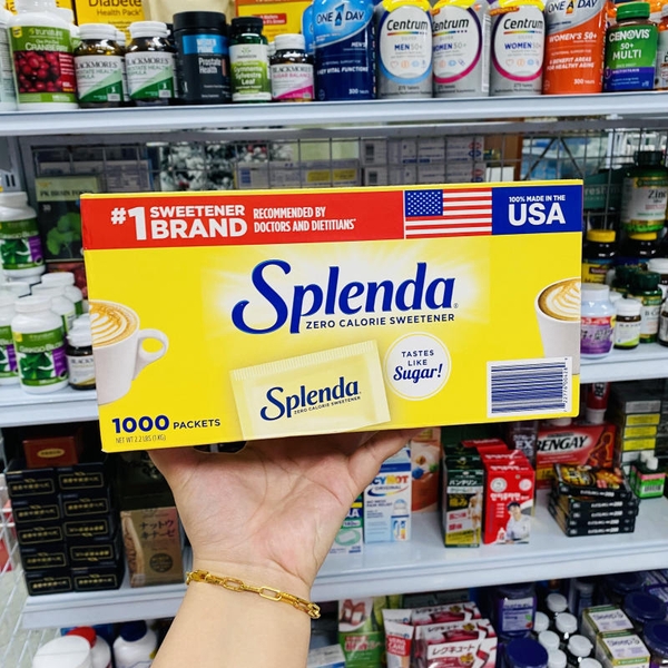 ĐƯỜNG SPLENDA ZERO CALORIE SWEETENER - 1000 GÓI