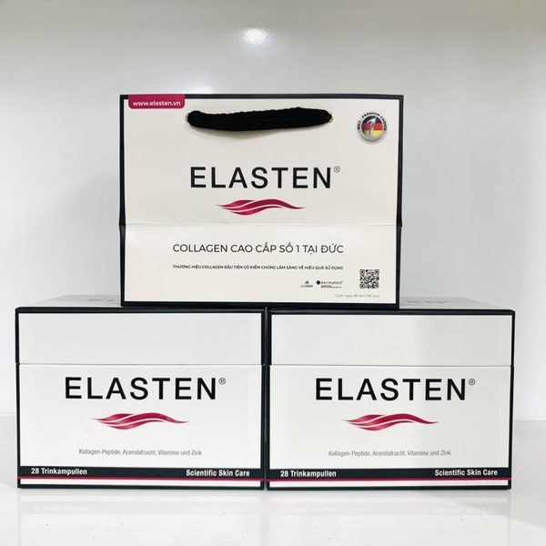 COLLAGEN DẠNG NƯỚC ELASTEN NHẬP KHẨU ĐỨC - 25ML *28 ỐNG