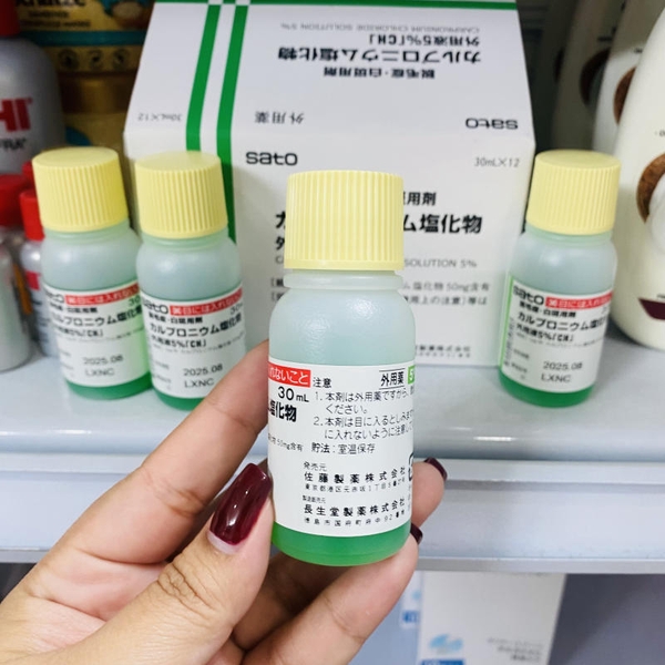 THUỐC BÔI KÍCH THÍCH MỌC TÓC SATO NHẬT 30ML