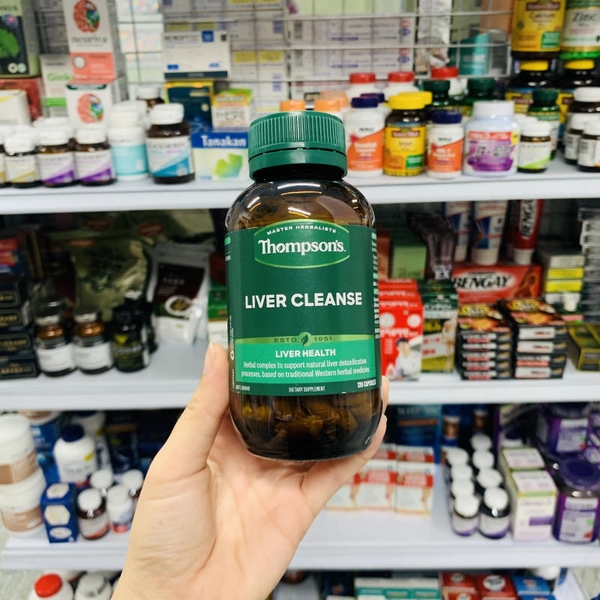 VIÊN UỐNG GIẢI ĐỘC GAN LIVER CLEANSE THOMPSON S - 120 VIÊN